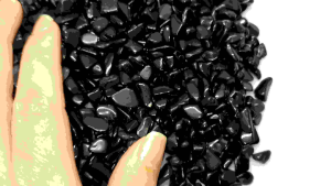 Natural Obisidian Purify Gravel Stone/天然黑曜石消磁碎石