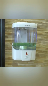 เครื่องกดสบู่อัตโนมัติ เครื่องจ่ายสบู่เหลว เจลล้างมือ น้ำยาล้างจาน ไม่ต้องกดสัมผัส แบบสไตล์กระจาย