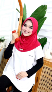 (COD) Bergo Yoga S // Hijab Daily Jilbab Ped Stella Premium Kerudung Sport Viral