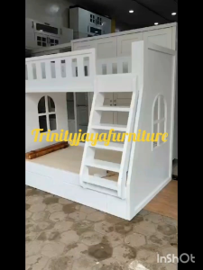 Ranjang Susun Ranjang Tingkat Tempat Tidur 90/120 Bahan Multiplek 18ml/trinityjayafurniture