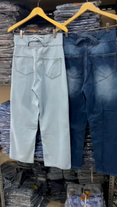 Celana Kulot Jeans Tali Silang -Kulot Jeans Silang-Jeans Silang Belakang-kulot Tali Silang Belakang