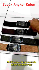 Sabuk Gesper Ikat Pinggang Pria Nilon