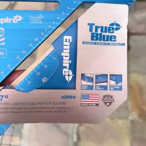 Empire 7 in. Measuring Laser Etched Aluminum Rafter Triangle Square