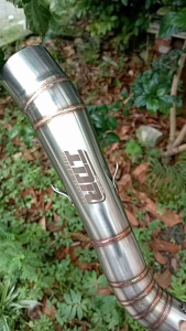 (cod) leher knalpot kompetisi 110cc-200cc blade revo supra jupiter karisma vega original IDR racing