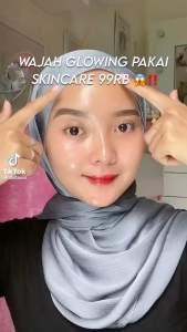 Animate Glowing Barrier Skin Repair Series 5in1 Paket Skin Barrier Repair Free Pouch Paket Animate Skin Barrier Glowing Night Cream Day Cream Krim Wajah BPOMo