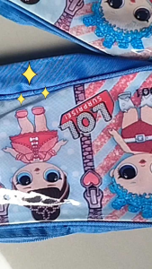 KOTAK TAS PENSIL ANAK KAIN RESLETING BAHAN Tebal