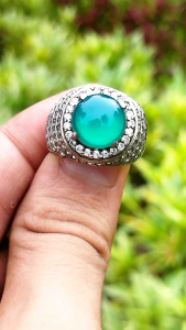 Cincin Batu Bacan Palamea Natural: Cincin Batu Akik Berkualitas Tinggi