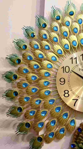 Jam Minimalis Polorio Type A15 - UK 70CM x 70CM - Bahan Metalglass