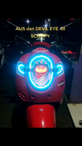 LAMPU DEMON DEVIL EYE 3TITIK 6TITIK