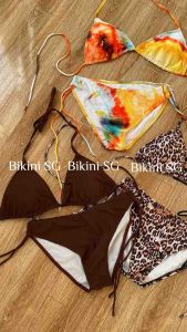 Bikini đi biển form Tây Bikini SG màu trơn đẹp tôn dáng xinh sang chảnh