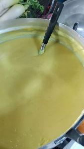 แป้งข้าวแรมฟืน แป้งข้าวฟืนถั่วอุ่นทำจากถั่วลันเตาผงถั่วทำข้าวฟืนอุ่นหอมอร่อยแป้งสำเร็จรูปทำข้าวฟืนอุ่นของกินชาวไทยใหญ่สาวจีนอยู่นานแป้งสำเร็จรูปขนาด 450 กรัม 1 ถุงมีสินค้าพร้อมส่ง