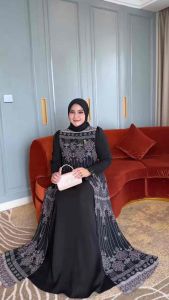 RANIAH DRESS SET HIJAB BY IRNA EMERALD