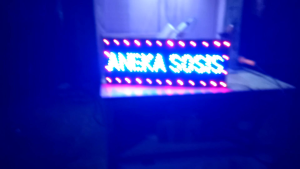 LED sign/tulisan lampu ANEKA SOSIS
