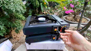 Bếp Gas Mini Loại Cao Cấp  chống cháy thép không rỉ