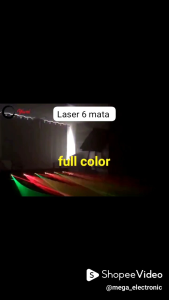 laser panggung show system 6 mata full color