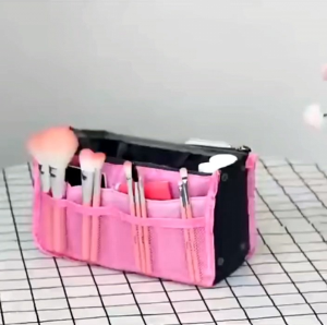 Korean Women Multi-function Travel Cosmetic Makeup Pouch Toiletries Organizer