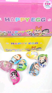 30pcs HAPPY EGG BISCUIT CHOCOLATE WITH SMALL TOY/ loot bag fillers / paninda / giveaways / party favors.