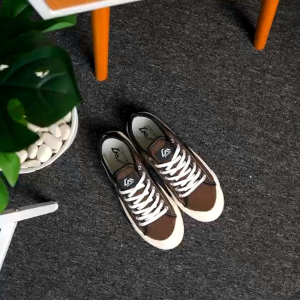 JIOTARO-Dragon- Sepatu Sneaker originl pria wanita kekinian -Brown/Black
