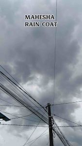 Jas Hujan bahan PVC karet melar dijamin kuat dan awet model kelelawar tanpa lengan pria dan wanita dewasa