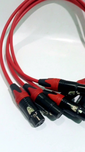 JEK KABEL XLR MALE TO FEMALE STEREO LENTUR KUAT LOW NOISE 1 METER 5 METER