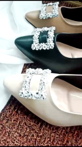 Sepatu Sandal Wanita Ukuran Jumbo & Hak 3cm