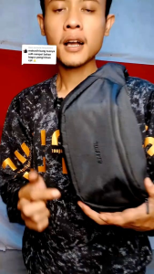 WAISTBAG STARLET DIGGIE TAS PINGGANG ANTI BARA API ANTI AIR EFEK DAUN TALAS