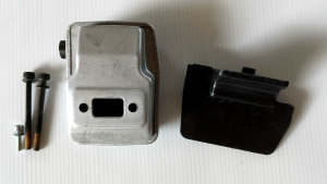 อะไหล่ชุดท่อไอเสีย (แบบครบชุด) เครื่องตัดหญ้า 2 จังหวะ KASEI รุ่น CG260B ✓งานคุณภาพ✓ราคาต่อ1ชุด✓งานคุณภาพของแท้