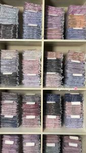 DAPAT 6 PCS + Free 1 PCS || Hijab Voal Motif AZARA | METAL LOGO | Packaging Pouch | 110x110 cm