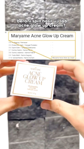 Maryame Beauty Acne Glow Up Cream Skincare untuk merawat kulit berjerawat