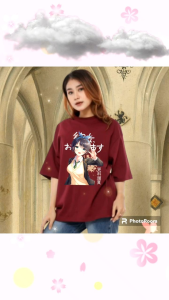 Kaos Oversize Anime Darling In The Franx Zero Two Style