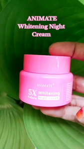 Animate Whitening Night Cream / Pencerah wajah / Paket Skincare Glowing / Cream Malam