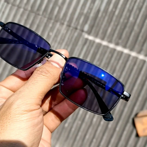 Kacamata Minus Bluecromic Pria Optik Asli Ori Frame Titanium Kotak