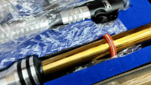 RACEPOWER LIGHTEN FRONT SHOCK ASSY WITH ADJUSTABLE PRE-LOAD FOR MIO/CLICK/BEAT FI/SNIPER/WAVE124/AEROX