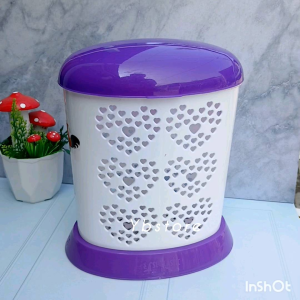 Wadah Tempat Sendok Garpu Sumpit Plastik Serbaguna Ayam Jago 2 Sekat  Dengan Tutup Murah Meriah Langsung Kirim