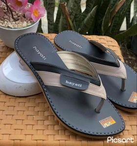 Sandal Wanita Hayati Motif Terbaru Sol Karet Mentah