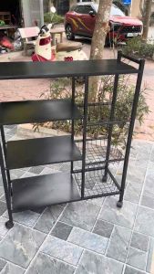 Kệ Lò Vi Sóng Rau Củ Nhà Bếp Chất Liệu Inox Sơn Tĩnh Điện Thiết Kế Hiện Đại Cao Cấp🔥🔥🔥