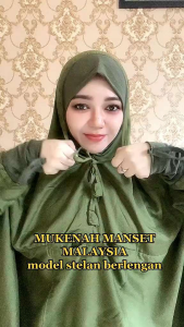 Mukena Setelan Berlengan Rayon Premium & Pouch
