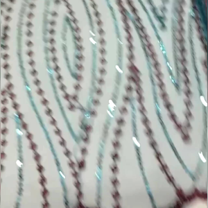 Bahan Kebaya Pesta Kain Tulle Bordir Spenggel 2 Warna