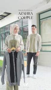 AZAHRA KHALIFA STEVIA COUPLE SET DRESS KURTA BY VENTEDAILY