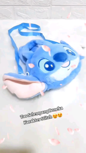 Tas Selempang Boneka Karakter Stitch Tas Bahu Slingbag Tas Boneka Tas Cewek