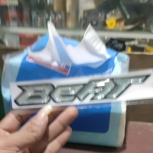 Emblem Sticker Timbul BEAT SATU SET PLUS WINGS