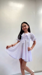 ATHENA RIBBON DRESS FITS TO  KIDS ALANGAN  4 YRS OLD UP TO 6 YRS OLD
