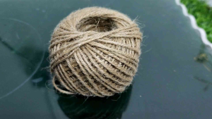Tali Guni 50M +-Natural Brown Jute String /Tali Guni Bola /DIY