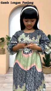 GAMIS ANAK PEREMPUAN USIA 2-6 TAHUN / GAMIS BATIK PEREMPUAN BISA COD