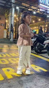 CELANA CUTBRAY BELAH variasi MUTIARA anak usia 4-10tahun