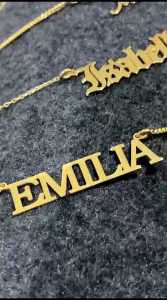 Ukiran Nama pada Liontin: Aksesoris Nama Orang yang Berkualitas Tinggi