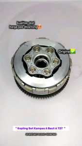 CG200-73T Kopling Set Kampas 6 Baut 6 -Spearpart Motor Roda Tiga (17C)