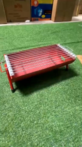 เตาปิ้งย่าง เตาย่างบาร์บีคิว เตาปิคนิค ขนาดพกพา แข็งแรงทนทาน มีจุกยางรอง มีตะแกรงย่างและมีตะแกรงรองถ่าน มีบริการเก็บปลายทาง