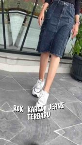 Rok kargo jeans 7/8 new