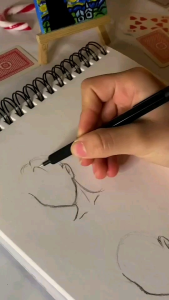 Watercolor paper sketchbook / buku gambar sketsa ukuran A6 A5 B5 (Hitam)